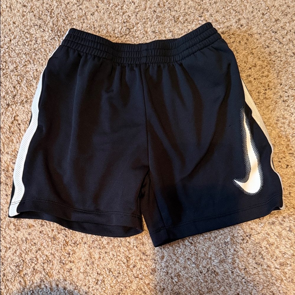 Black and White Athletic Shorts